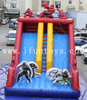 Superhero Inflatable Dry Slide / Spider Man Slide / Jumping Slide for Amusement Park