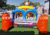 Robot Theme Inflatable Bounce Racing Game 5K Race Obstacle Course Sport Games