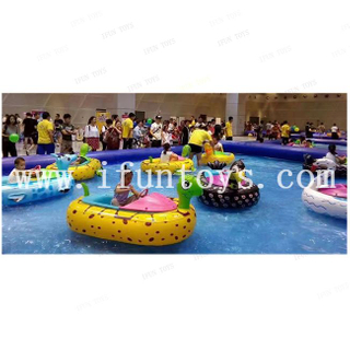 Outdoor Aqua Floating Inflatable Bumper Car paddle boat pool/ Walking Water Ball Pools For bumper ball