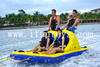 Floating Water Park Equipment Inflatable Towable UFO Ski Sofa/Riding Disco Boat Tube For Water sports