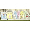 Party Rental Pastel Color Basketball Soccer Outdoor Games Inflatable Carnival Games Inflatable Interactive Combo