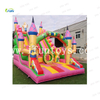 Commercial Party Rental Jumpland Inflatable Simpsons Bouncy House Jumper Slide Combo Jumping Castle For Kids