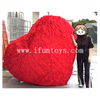 Valentine's Day Decoration Giant Red Heart Inflatable Plush Heart Inflatable Hanging Heart