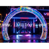 Reusable Orange PVC Shiny Mirror Pumpkin Balloon with UV Printing Inflatable 4-6ft Big Bubble Balloon for Decoration