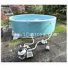 Portable Inflatable Drop Stitch Pool Heavy Duty DWF Outdoor Foldable Swimming Pool for Adults & Kids Above Ground Pool with Integrated Filter Connections