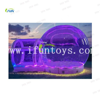 Outdoor Tent Party Rental Balloon Dome Inflatable LED Bubble House Tent with Blower for Kids