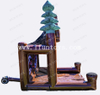 Lumberjack Legends Axe Throwing Game Outdoor Carnival Double Lane Inflatable Axe Toss Game for Kids And Adults