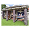 Western Game Ring Toss Saloon And Milk Smash Inflatable Sports 3 in 1 Inflatable Carnival Game