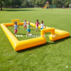 Kids' Soccer Practice Sport Equipment Inflatable Street Soccer Cage Inflatable Kt Football Arena