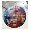 Multicolor Large Inflatable Hanging Disco Mirror Ball LED Light Filled Oxford Material Balloon Digital Printing Christmas Party