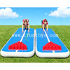 Inflatable Slippery Hopscotch Mat Water Game Air Track Slip N Slide Runway Airtight DWF Gymnastics Air Track Floor Mat For Team Building Outdoor Event
