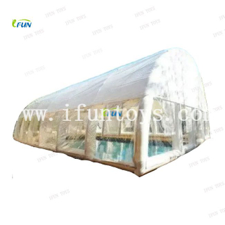 Clear air sealed Inflatable Pool Dome Enclosures Transparent Pool Cover Bubble Tent for Swimming Pool