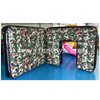 Outdoor Battle Game Camouflage Inflatable Broken Bunker Wall Inflatable Paintball Bunker for Shooting Game