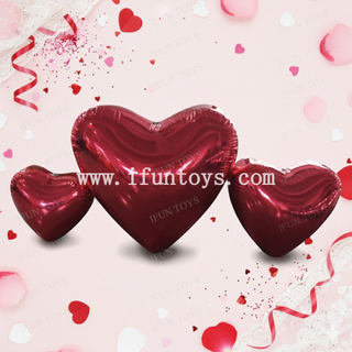 Valentines Day Decor Inflatable Shiny Red Love Heart Large Inflatable Heart