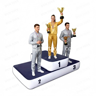 Drop-stitch Inflatable Sport Competition Podium Portable Winner Stand Podium for Sports Events & Awards
