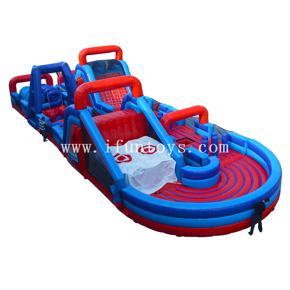 Inflatable Rugged Warrior Obstacle/inflatable Challenge Mega Obstacle Course /inflatable wipeout course For sport game