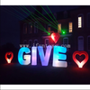 Romantic Wedding Inflatable Letter Love Inflatable Led Letter Balloon For Stage Decoration/Led Inflatable Love For Party