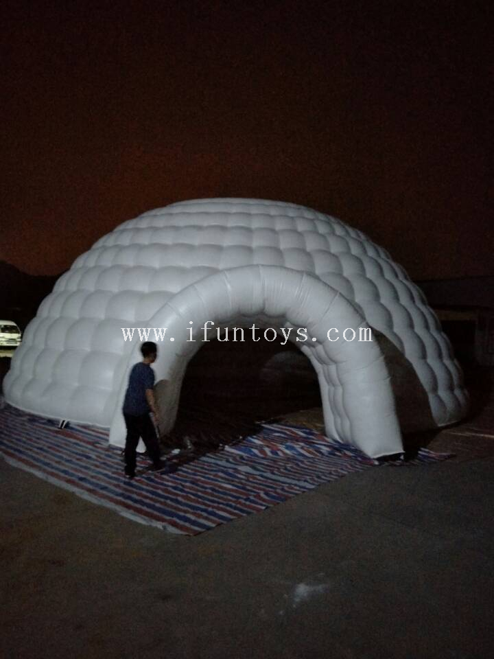 Outdoor Giant inflatable yurt tent/ inflatable lawn dome tent/inflatable igloo tent for event*party