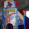 Most popular Jumping Inflatable Spider man Bouncy Castle combo /inflatable bounce house for kids
