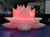 Giant Inflatable Lotus Flower / LED Light Ground Flower for Garden Decoration 