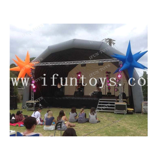 Outdoor Portable Inflatable Concert Tent / Inflatable Stage Cover /Stage Roof for Concert /Party /Event