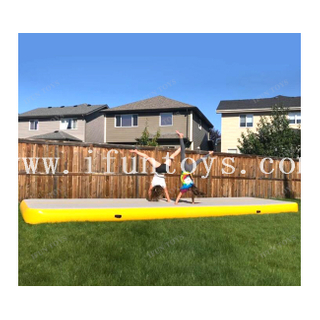 Customized Inflatable Gym Mat Air Tumbling Floor Home Gymnastics Mat with Air Pump for Kids And Adults