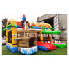Pirate Combo Inflatable Crocodile Bouncer Castle Jumping House with Slide for Party Rental