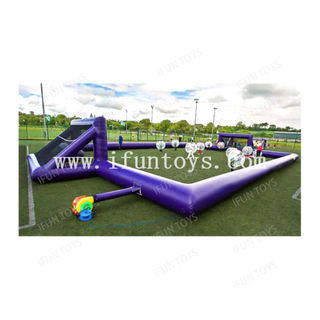 Outdoor Movable Sport Playground Inflatable Bubble Football Bumper Ball Field Inflatable Football Arena Pitch