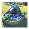 Camouflage Battlefield Obstacle Slide Combo Inflatable Soft Playground Jumping Bouncer with Big Baller and Basketball Hoop for Children