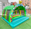 Airmountain with Roof Jungle Bouncy Castle Inflatable Soft Climb And Slide Bouncy Castle for Children