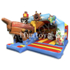 Pirate Ship Inflatable Bouncer Castle with Slide And Obstacle Jumping House for Kids/Children