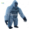 Funny plush cartoon Inflatable walking gorilla mascot costume/fancy dress cosplay suit for party events