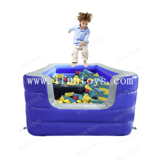 Gym Foam Air Ball Pit Gymnastics Inflatable Air Pit Inflatable Air Track For Activities