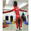 Custom Interactive Inflatable Soccer Player Character Costume with Movable Arms for Sport Events Football Mascot for Parade