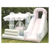 Pastel Bounce Combo Jumping Castle with Ball Pit and Slide Inflatable Bouncy House PVC Trampoline for Kids