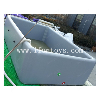 Summer Water Equipment Swimming Pool Rectangle Inflatable Drop Stitch Water Pool for Kids And Adults