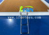 Commercial 20cm Thickness Drop Stitch Inflatable Floating Dock Platform Sea Water Yacht Jet Ski Docking Pontoon with Steel Ladder