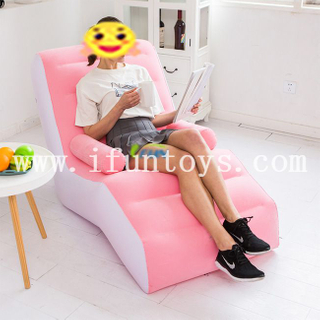 Inflatable Recliner Sofa with Backrest-Outdoor & Home Theatre Use PVC Material Commercial Grade