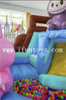 Party Rental Labubu Monster Bouncy Castle Inflatable Jumping Bouncer Slide Combo with Ball Pit for Children