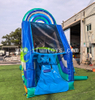 Heavy Duty T-Rex Inflatable Jurassic Park Water Slide Custom Durable PVC Tarpaulin Inflatable Slide with Removable Pool