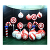 Christmas Decoration Inflatable Hanging Candy Cane Large Lollipop PVC Christmas Decor Balloons Inflatable Bouncer