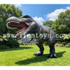 Realistic Giant Inflatable Tyrannosaurus Rex Dragon Statue 5m Built-In Fan Digital Printing Jurassic Theme Event Decorations Model