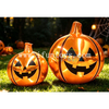 Halloween Inflatable Mirror Pumpkin Airtight Sealed Giant Reflective Pumpkin Ball for Outdoor Event Stage Rental Display
