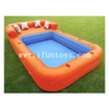 Backyard Inflatable Sofa Pools with Inflatable Pillow and Cup Holder for Summer Party Outdoor Relaxation