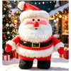 Commercial Inflatable Santa Claus Mascot Costume Air Blown Blow Up Walking Santa Suit for Christmas Parade Advertising