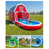 Backyard Water Play Center Inflatable Barn Pool for Children Family Party