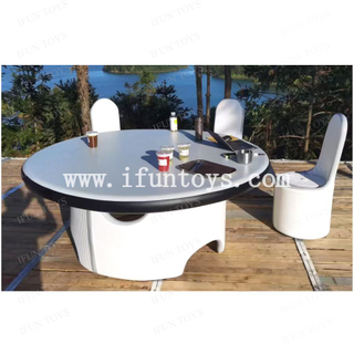 Luxury Drop Stitch Furniture Outdoor Event Inflatable Office Desk / Inflatable Table