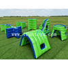 Commercial Grade Airsealed Inflatable Paintball Bunker Set Durable PVC Airtight Tactical Laser Tag Airsoft Obstacles Course Field