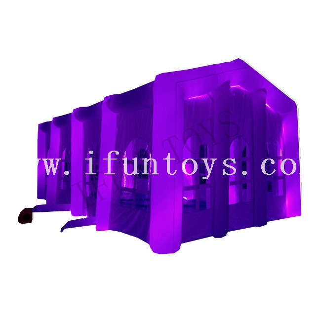 LED Inflatable Church Tent / Inflatable White Wedding Tent / Inflatable Structure Tent for Party 