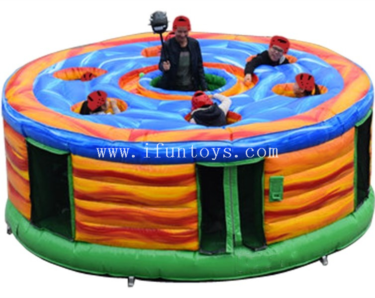 Funny inflatable interactive games human Whack A Mole beat hamster game for kids and adults